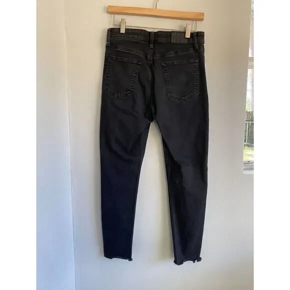 Lucky Brand Bridgette Skinny Jeans Black Stretch Women’s 8/29 Ankle - Picture 3 of 11